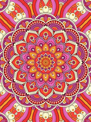 Diamond Painting - Paars/rode Mandala